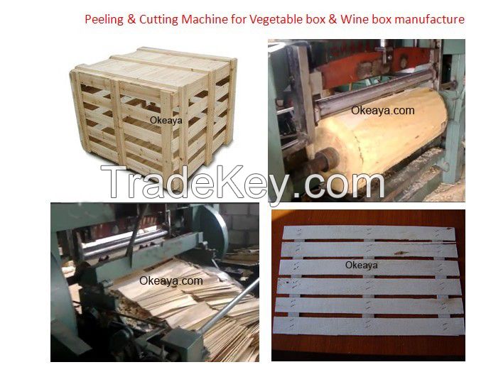 wine box making machine, rotary peeling machine, wooden cutting machine, wooden box making machine