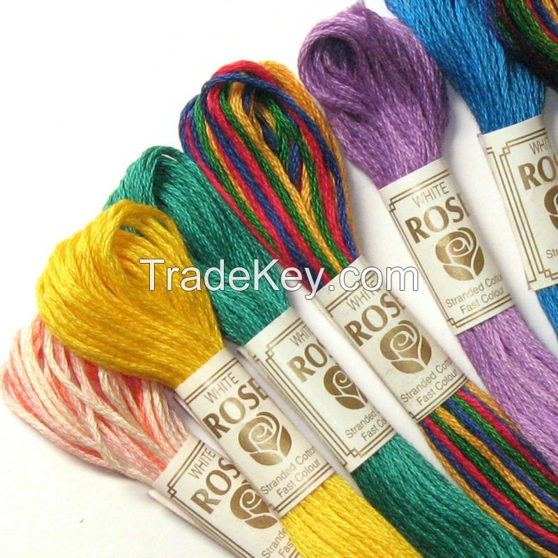 embroidery skeins, six strand embroidery floss, 