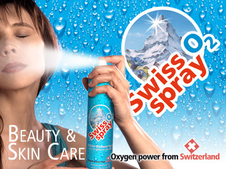 Swiss O2 Spray - Oxygenated Water Spray