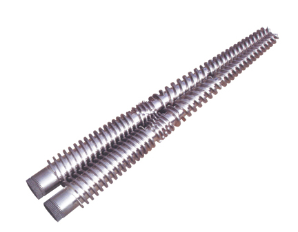 twin conical screw barrel