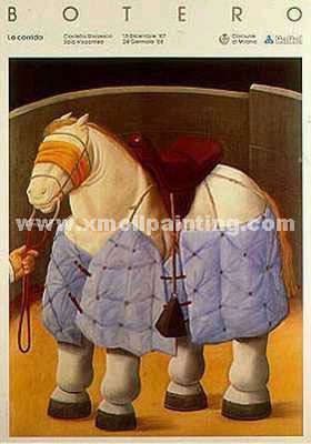 Botero oil painting reproduction