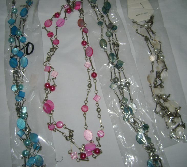 Acrylic Necklace, Alloy Pendant