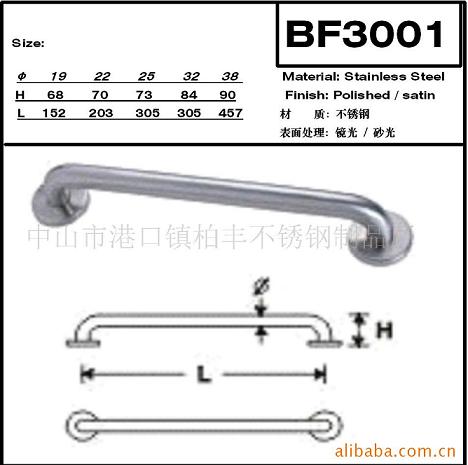 Stainless Steel Grab Rail