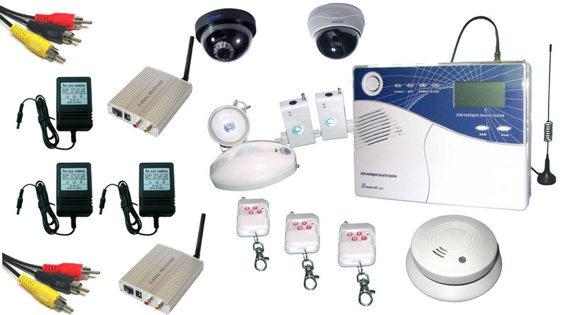 GSM-MMS Burgalr Security Alarm System