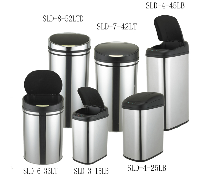stainless steel sensor dustbin