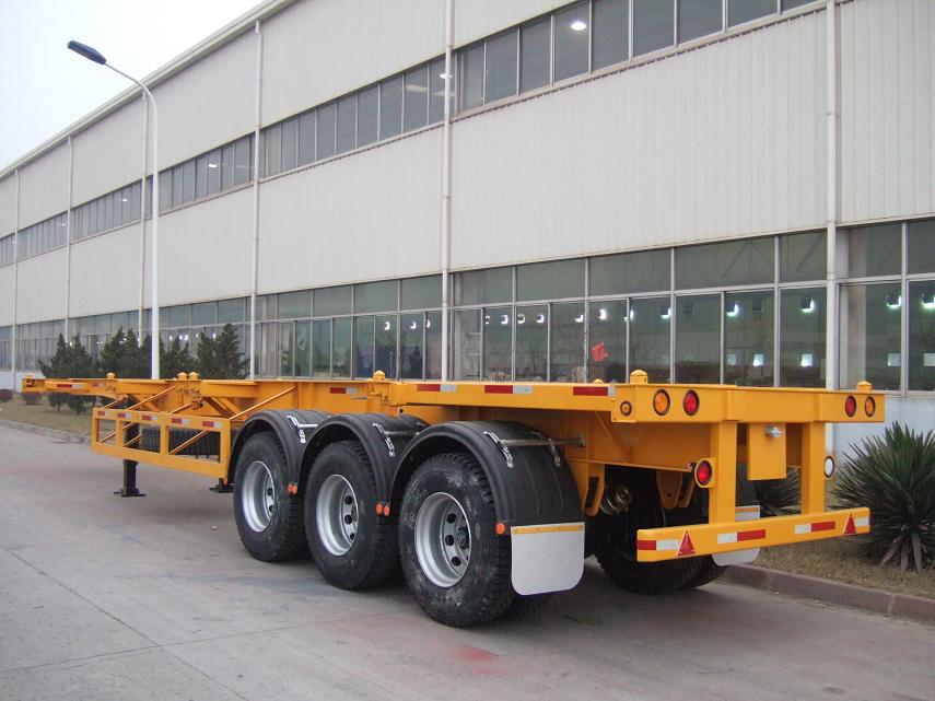 40' skeleton semitrailer