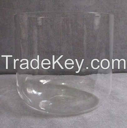 Clear crystal singing bowl