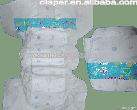 Disposable Baby Nappies with Blue Layer