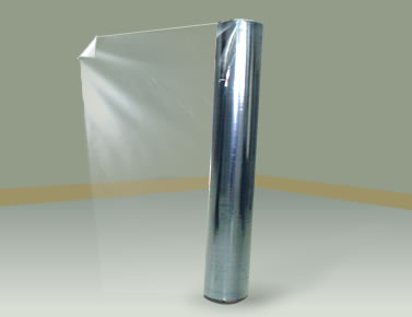 sell normal transparent pvc film (with powder)