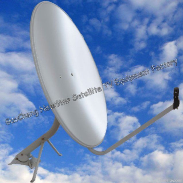 75cm offset satellite tv dish antenna for outdoor