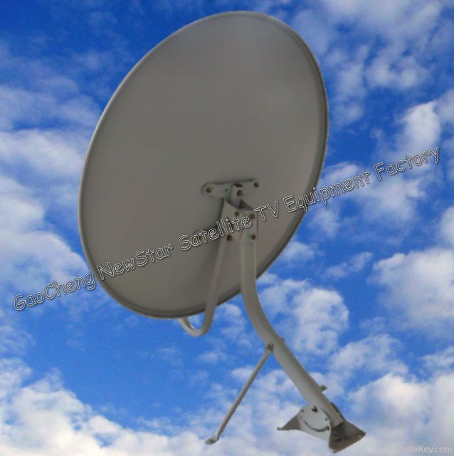 75cm offset satellite tv dish antenna for outdoor