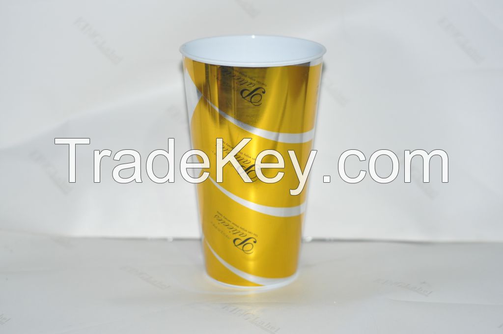 metallic cup