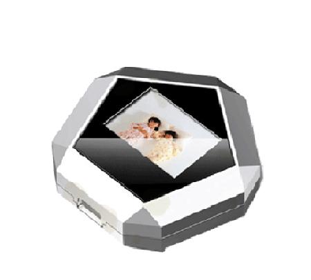 pentagonal digital photo frame