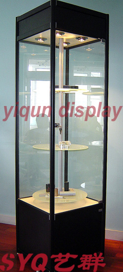 glass cabinet/revolving/showcase/display case/aluminum alloy cabinet