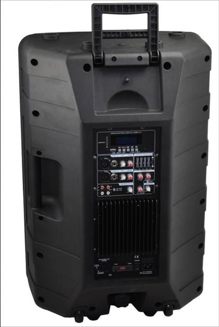 plastic fullrange speaker box pc-15a