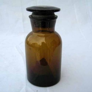 Reagent Bottle Wide Mouth Brown 125ml