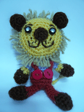 hand crocheted lion pretty-pretty