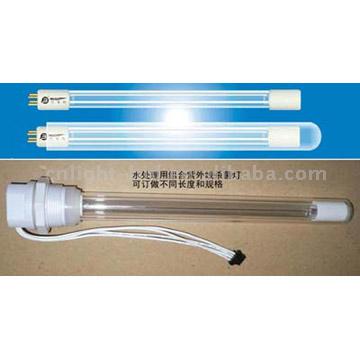 High output quartz UV germicidal lamp with long lifetime
