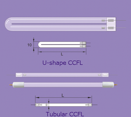 CCFL cold cathode quartz UV germicidal lamp