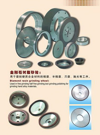 Diamond resin grinding wheel