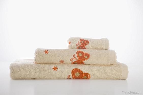 Embroidered towels