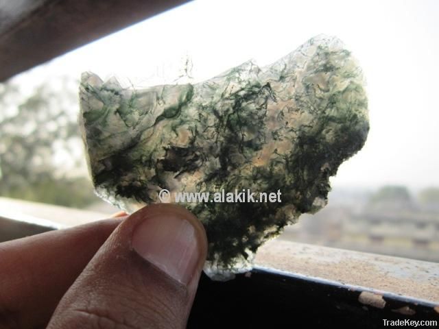 Wholesale Moss Agate Rough Stones