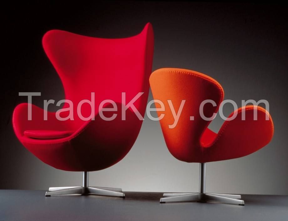 Hot fiberglass bedroom lounge egg shaped chair