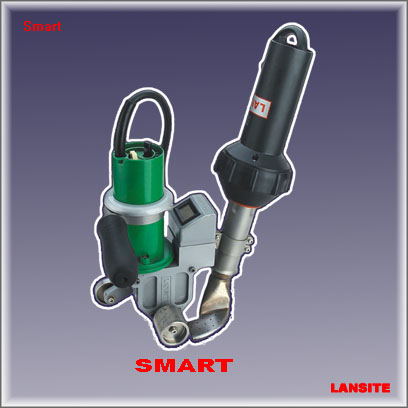 Smart semi-automatic hot air plastic weldeing machine   LANSITE