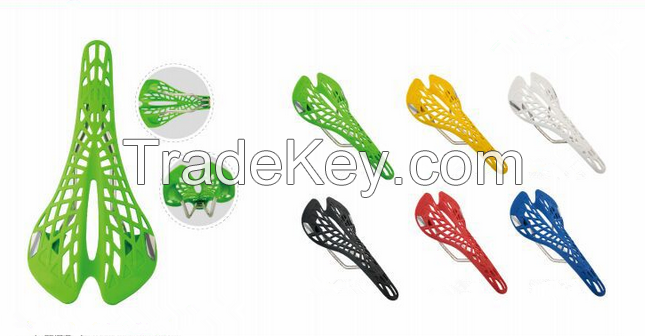 Bicycle Saddle with glass fiber shell