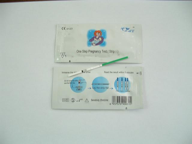 hcg pregnancy test strip