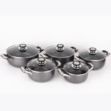 HPAC-1210  10PC Aluminum cookware set