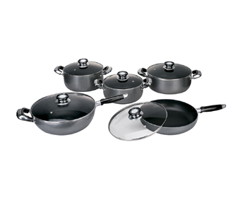 HP-AC3015  10PC Aluminum cookware set