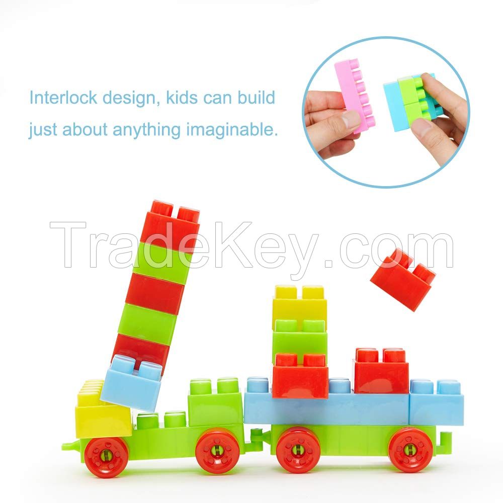 WOKAIBLOCKS Educational Baby Toys Kid's for Building Blocks Toysï¼ˆ120 Pcsï¼‰