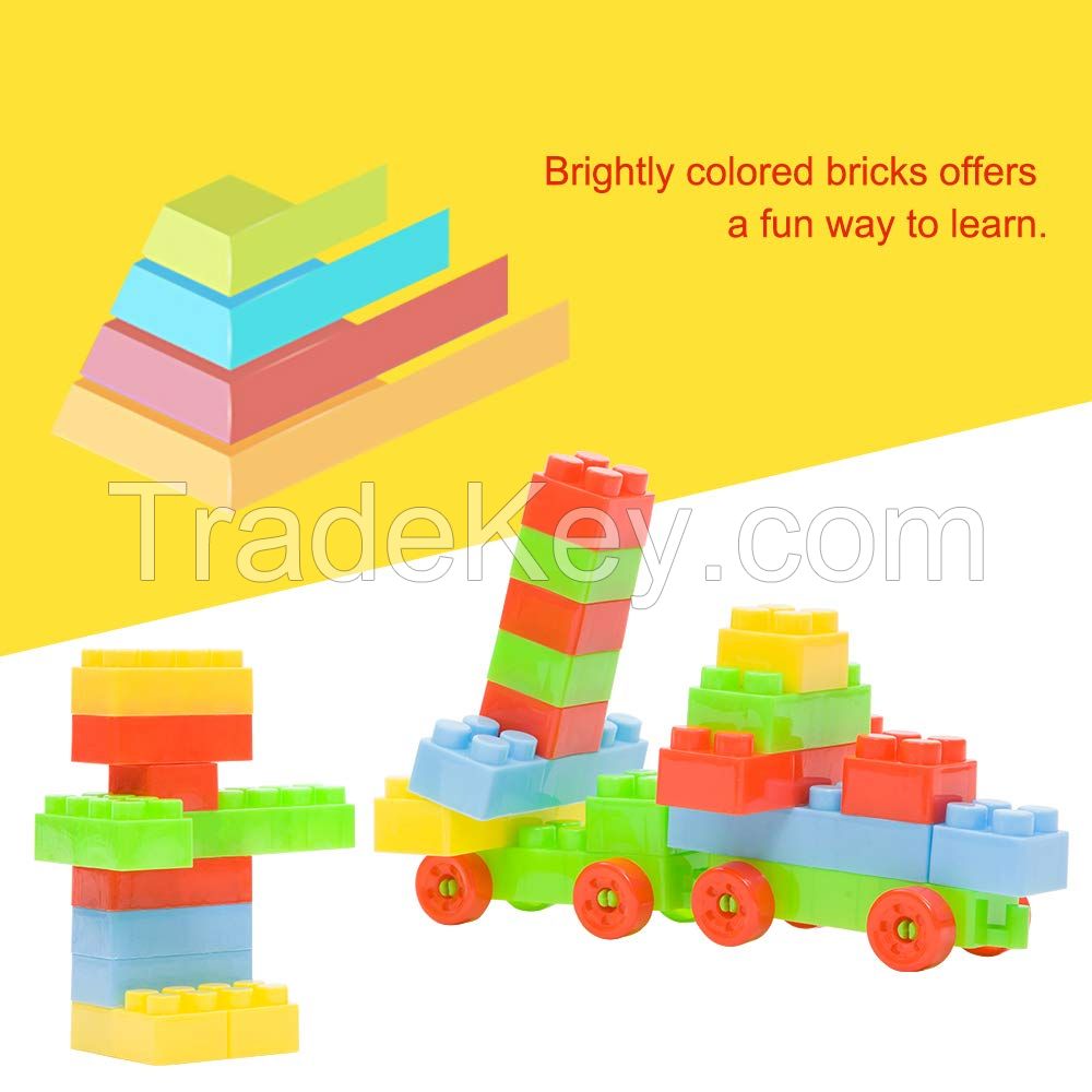 WOKAIBLOCKS Educational Baby Toys Kid's for Building Blocks Toysï¼ˆ120 Pcsï¼‰