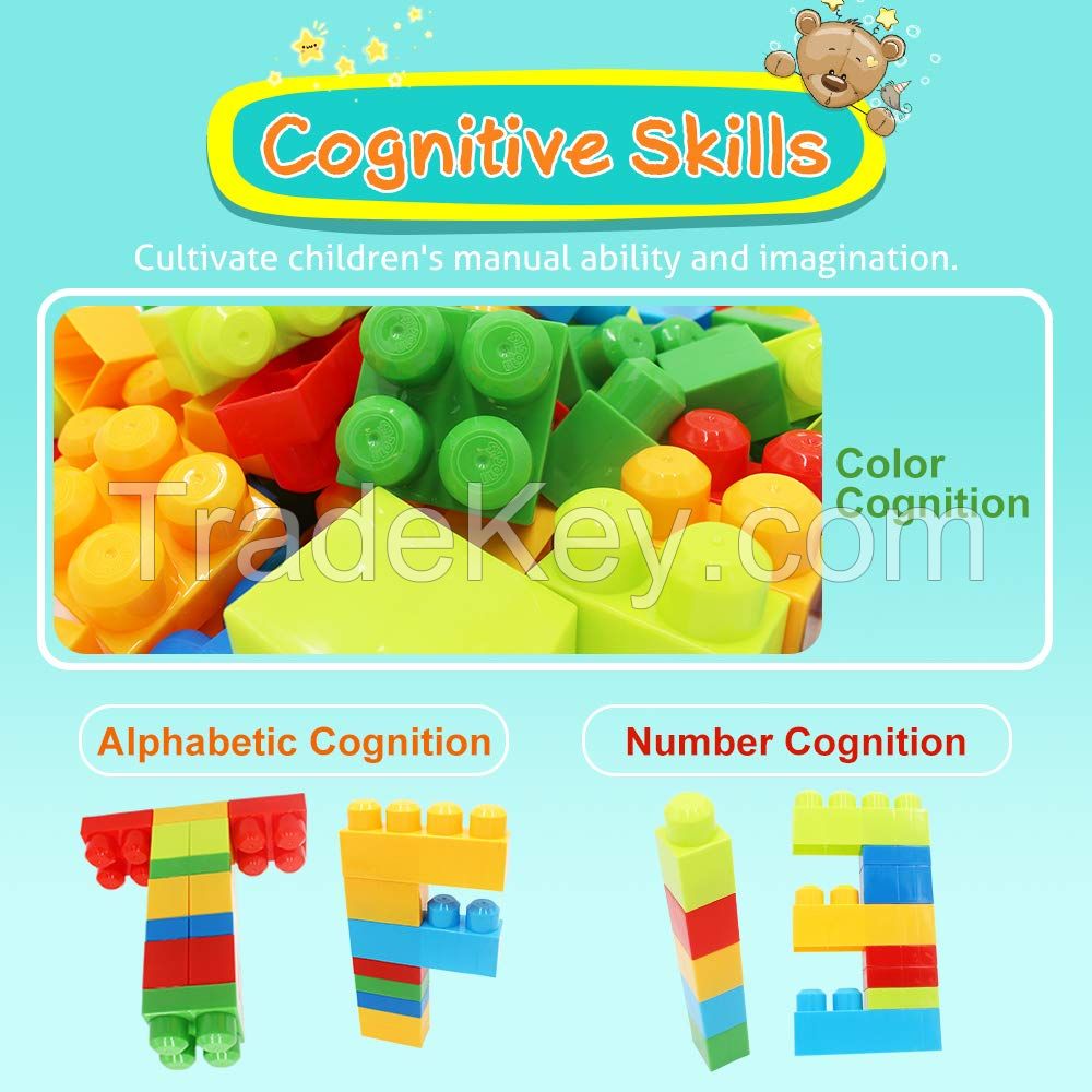 WOKAIBLOCKS Large-particle Kid's for building block toys(120 Pcs )