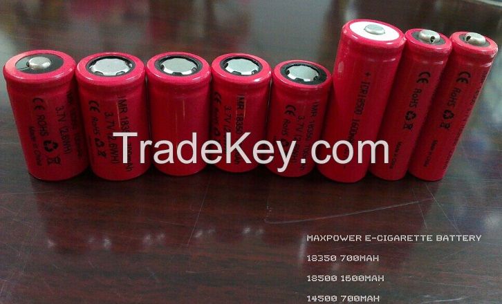 Ecigarette Batteries Li-Ion Li-Polymer 3.7V
