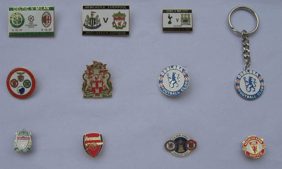 Football Team Badge / Soccer Pin