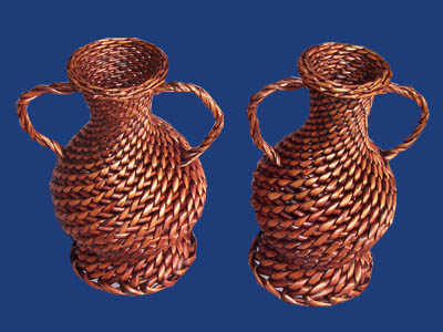 Wicker vase