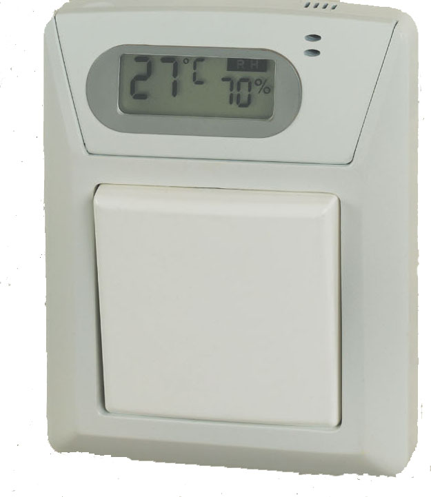 European Standard Wall Plate Temperature Sensor (TH-2058T)
