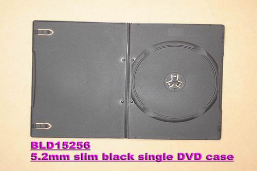 5.2mm Slim Black Single DVD Case