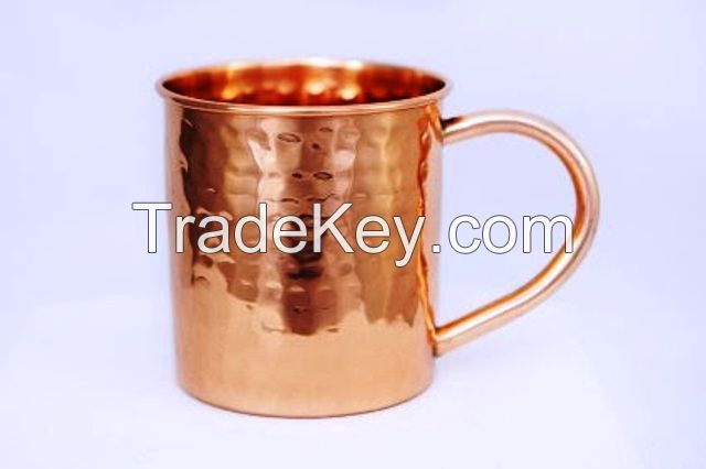 Moscow mule copper mugs