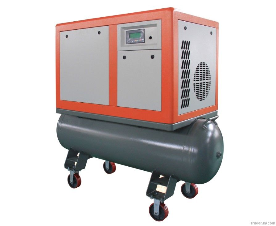 5.5kw portable screw air compressor