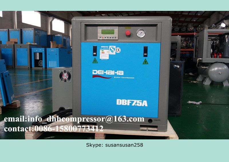 75kw industrial screw air compressor