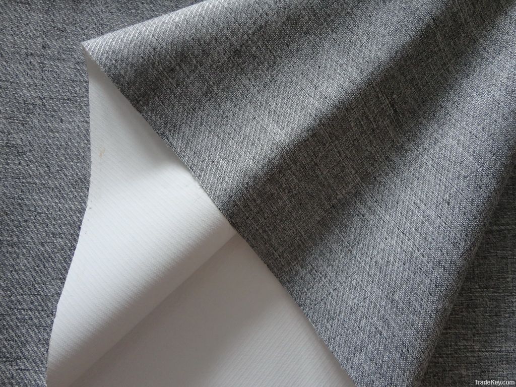 polyester cationic imitation linen fabric breathable coating