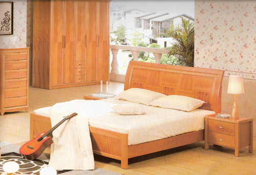 Solid wood bedroom set