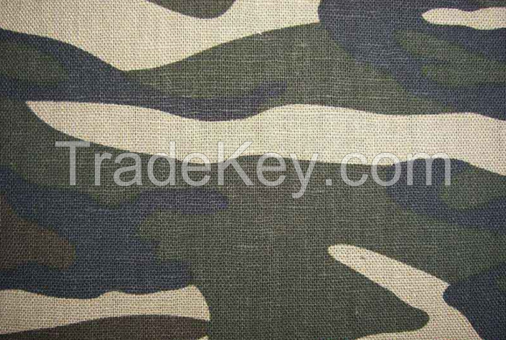 Linen Printed Fabric Upholstery Linen