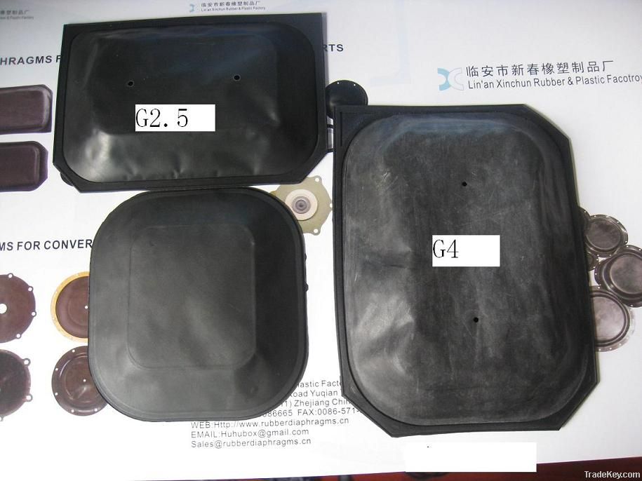 rubber diaphragm for gas meter