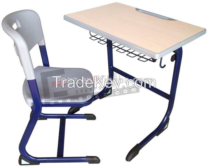 2015 Modern School Furntiure Student Single Desk and Chair