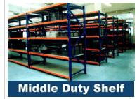 Medium-duty shelf