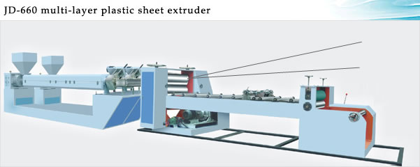 Multi-Layer Plastic Sheet Extruder (JDSP-660 )